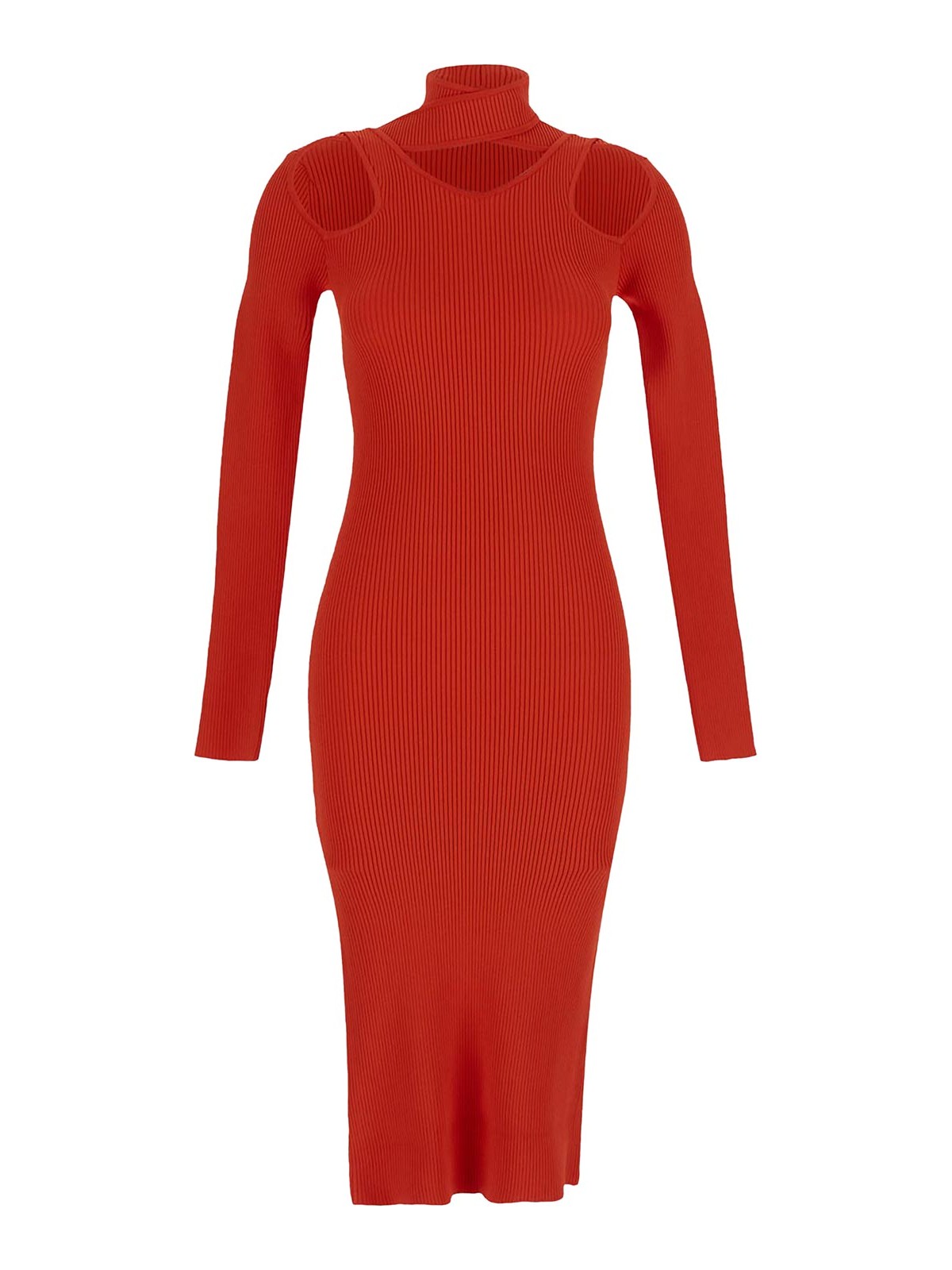 Robe longueur genou Coperni - Robe Au Genou - Rouge - COPML16600RED