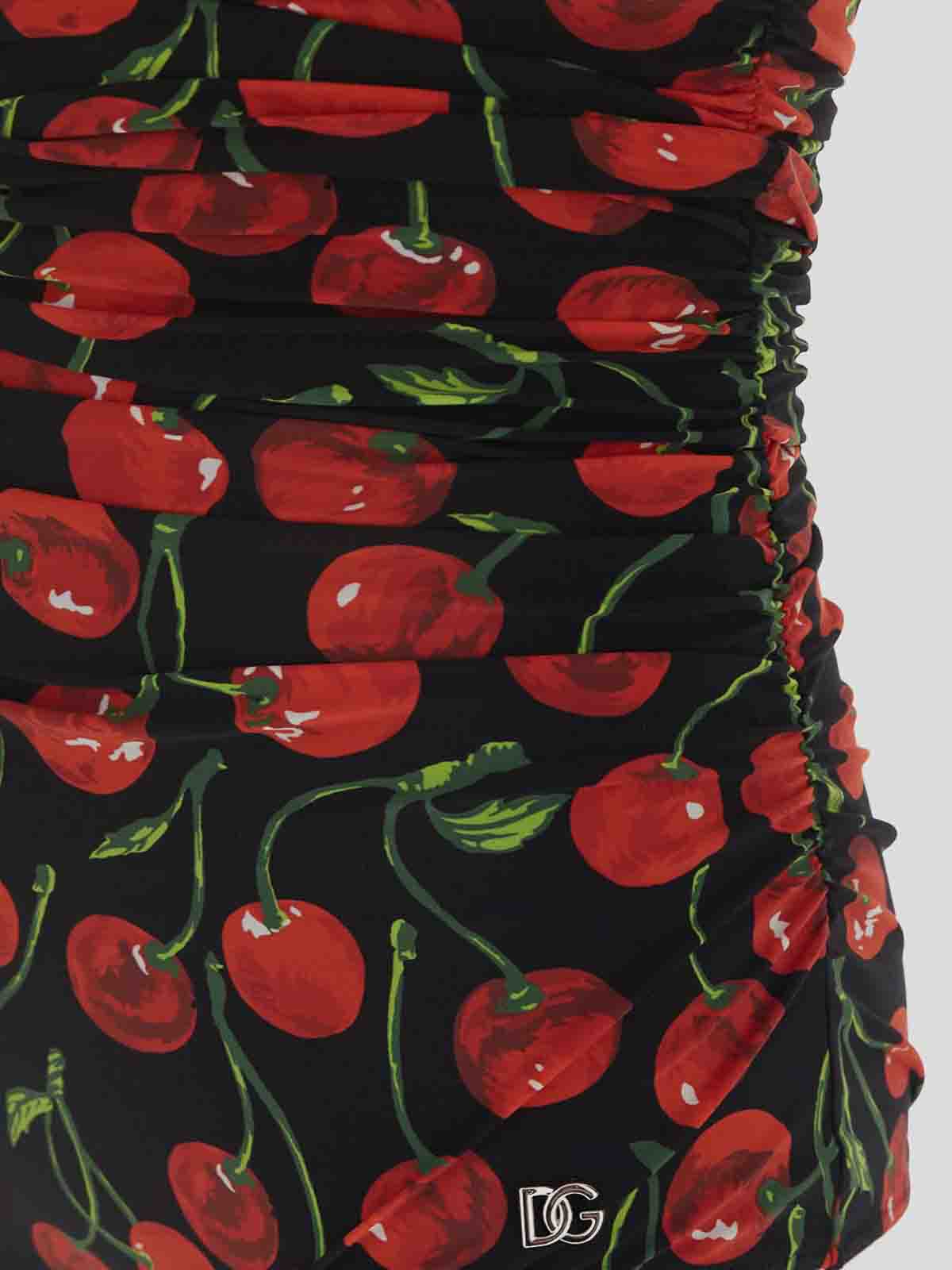 Maillot De Bain Une Pièce Dolce & Gabbana - Imprimé Floral Rouge Et Rose - Taille S, Bonnet B