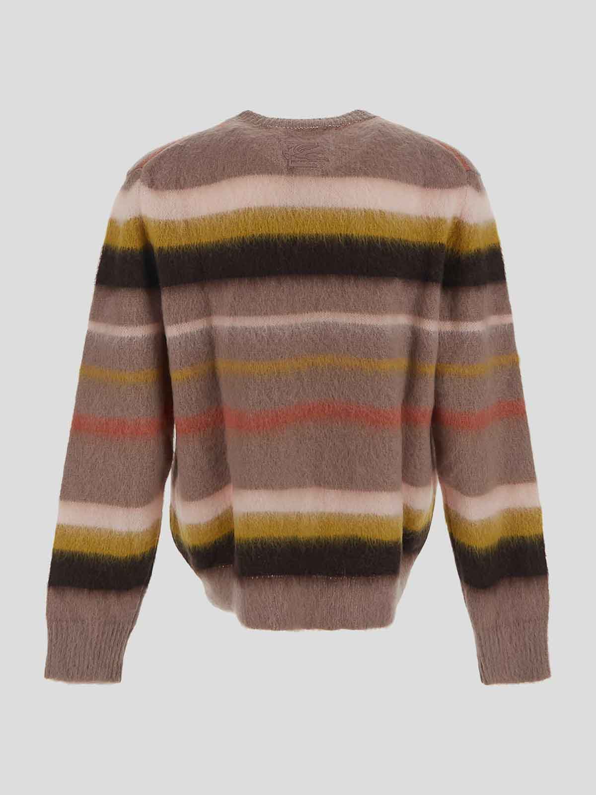 Shop Etro Wool Pink Pullover In Nude & Neutrals