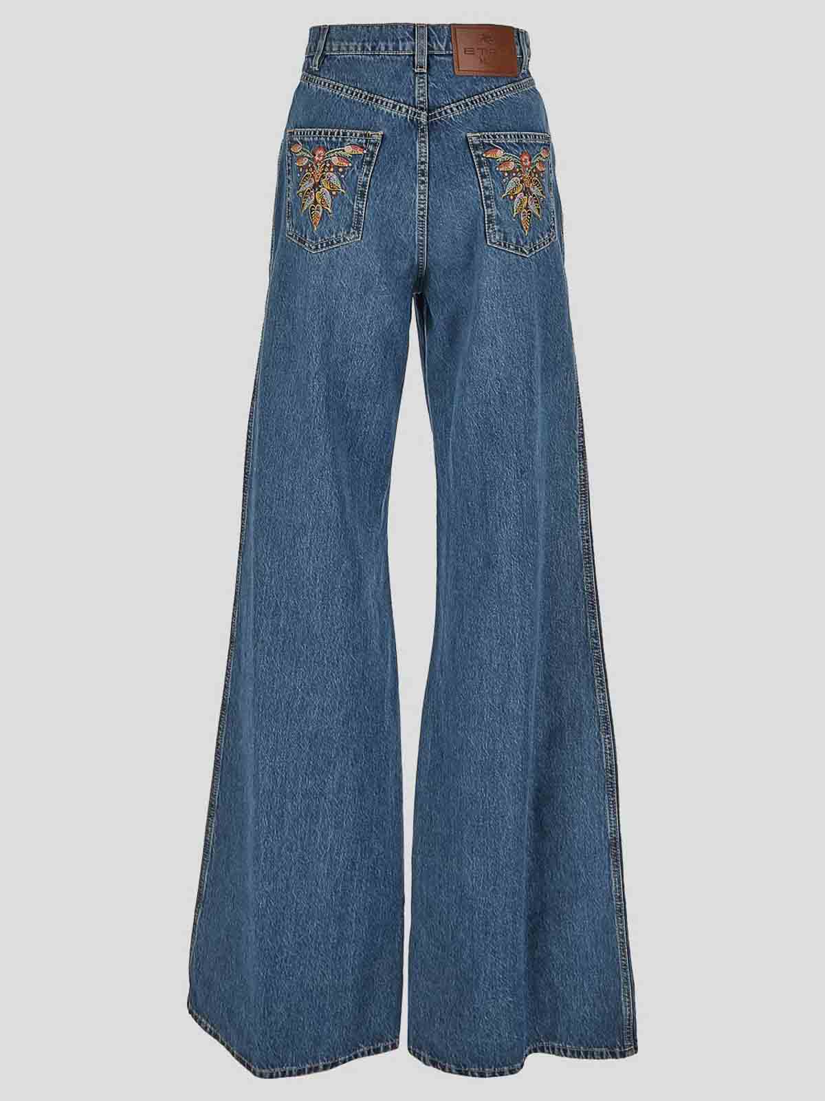 Shop Etro Boootcut Jeans In Light Wash