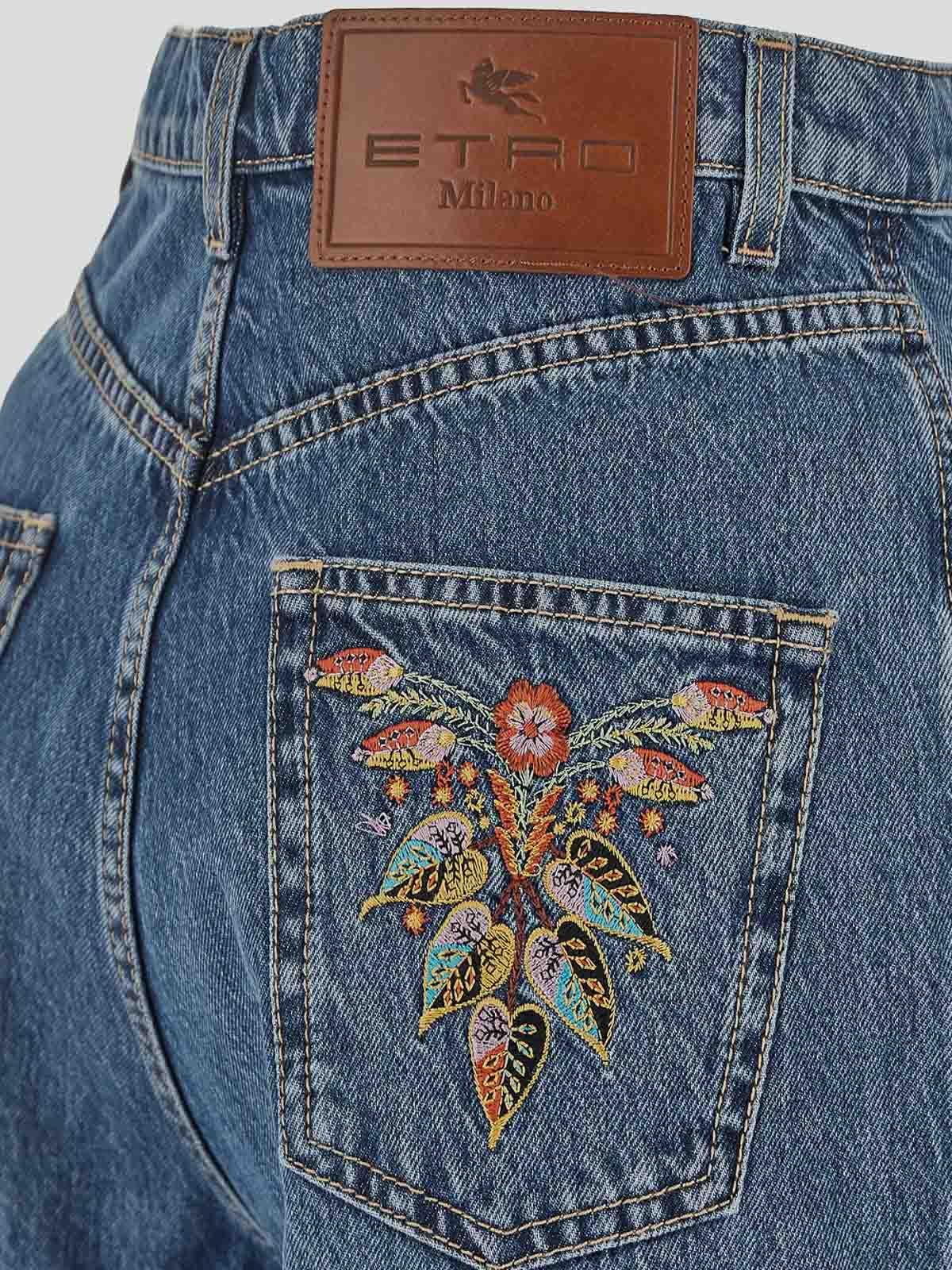 Shop Etro Boootcut Jeans In Light Wash