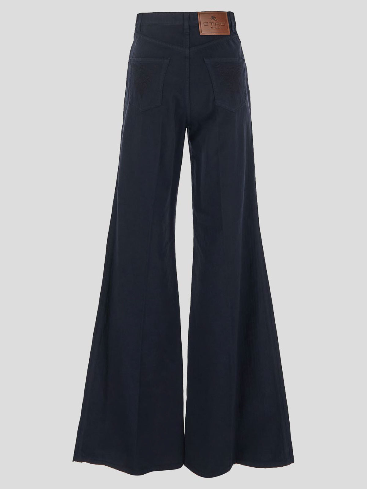 Shop Etro Boootcut Jeans In Blue