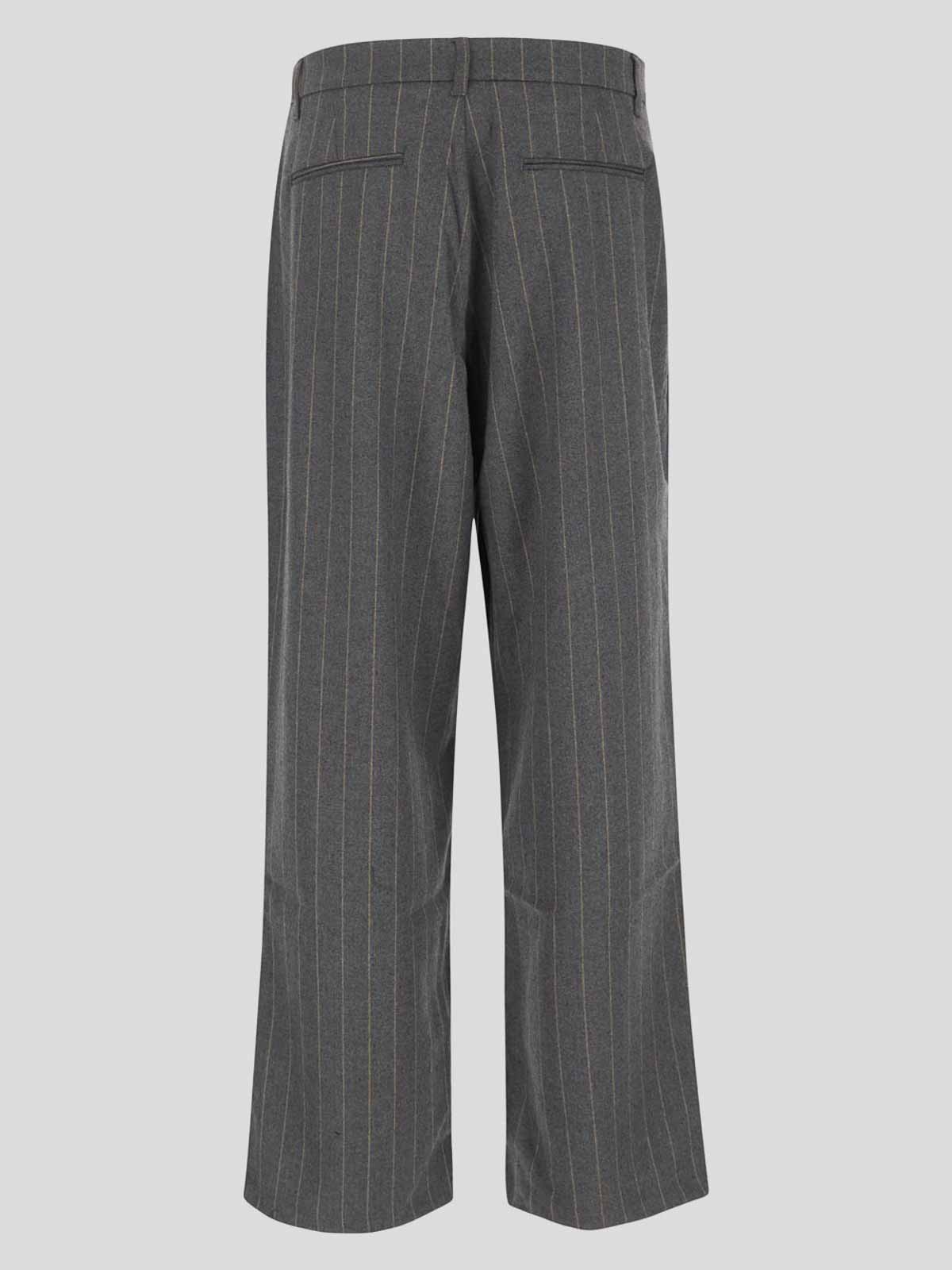 Shop Family First Milano Family First Trousers In Grey