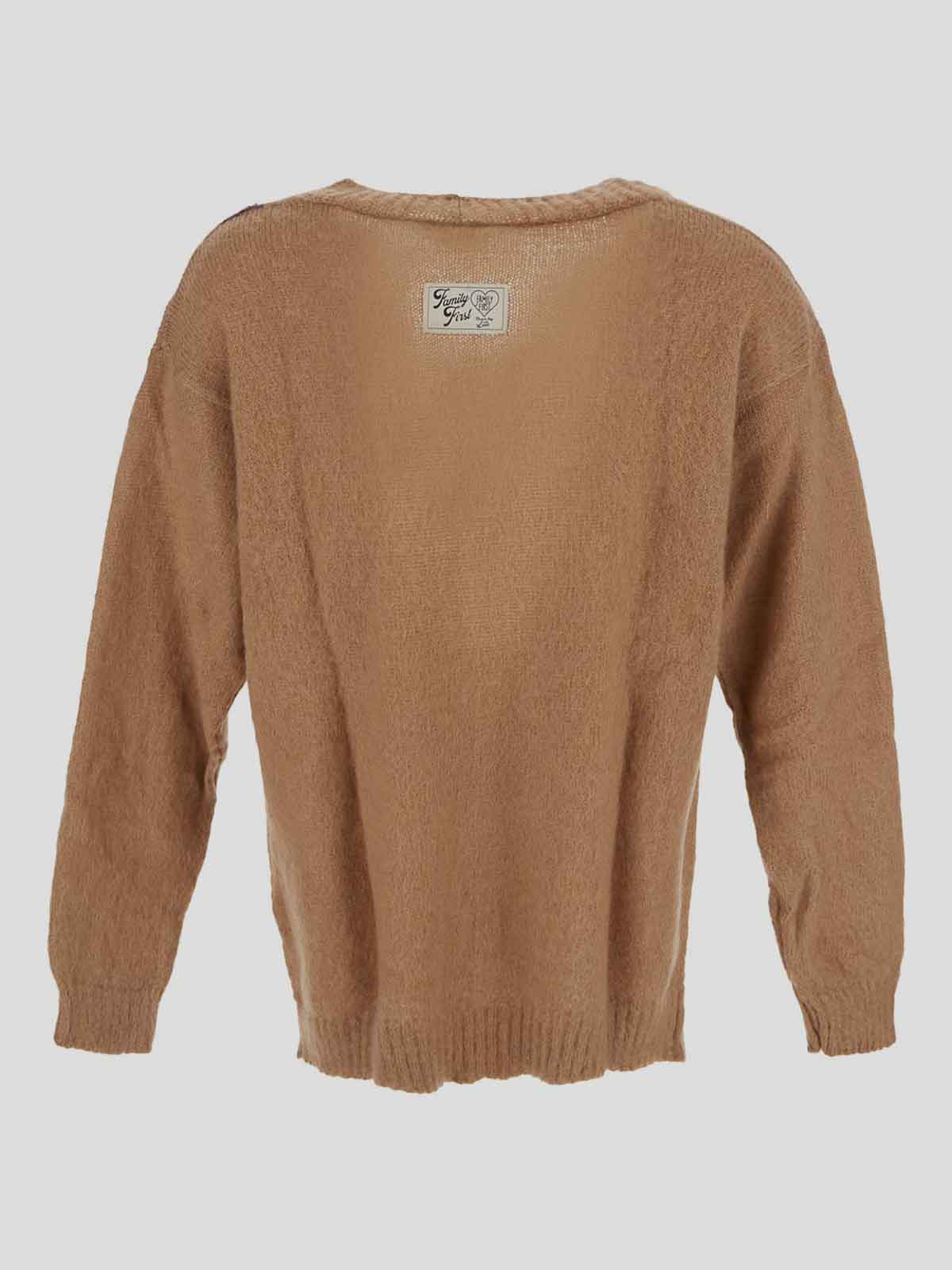 Shop Family First Milano Family First Pullover Beige
