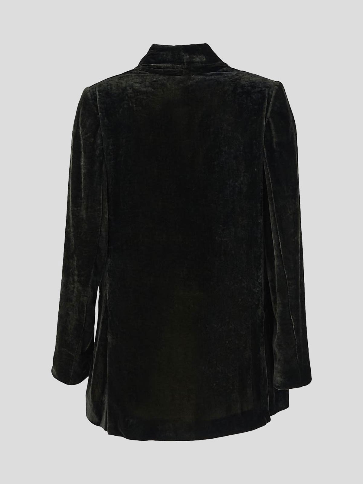 Shop Gentryportofino Velvet Jacket In Dark Green