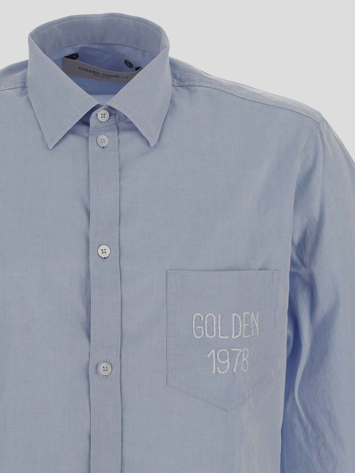 Shop Golden Goose Camisa - Azul In Blue