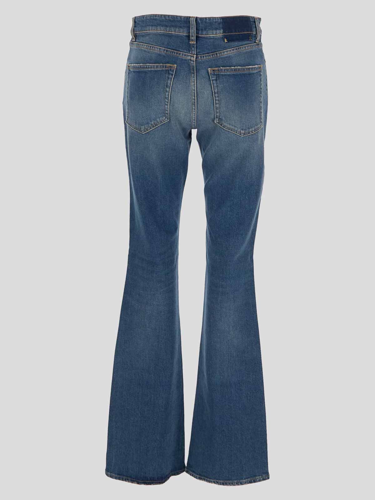 Shop Golden Goose Boootcut Jeans In Blue