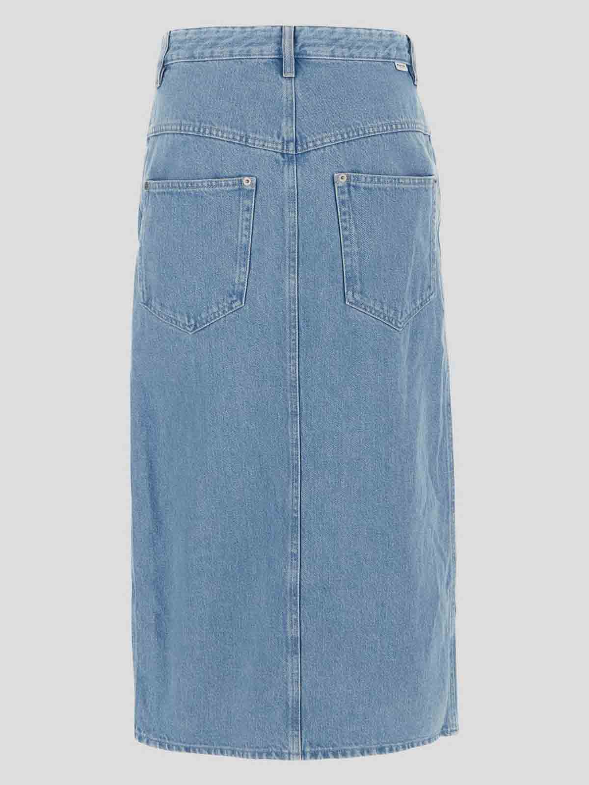 Isabel Marant Etoile 膝丈/ミディスカート - ブルー|JU0073FAA3H19E30LU