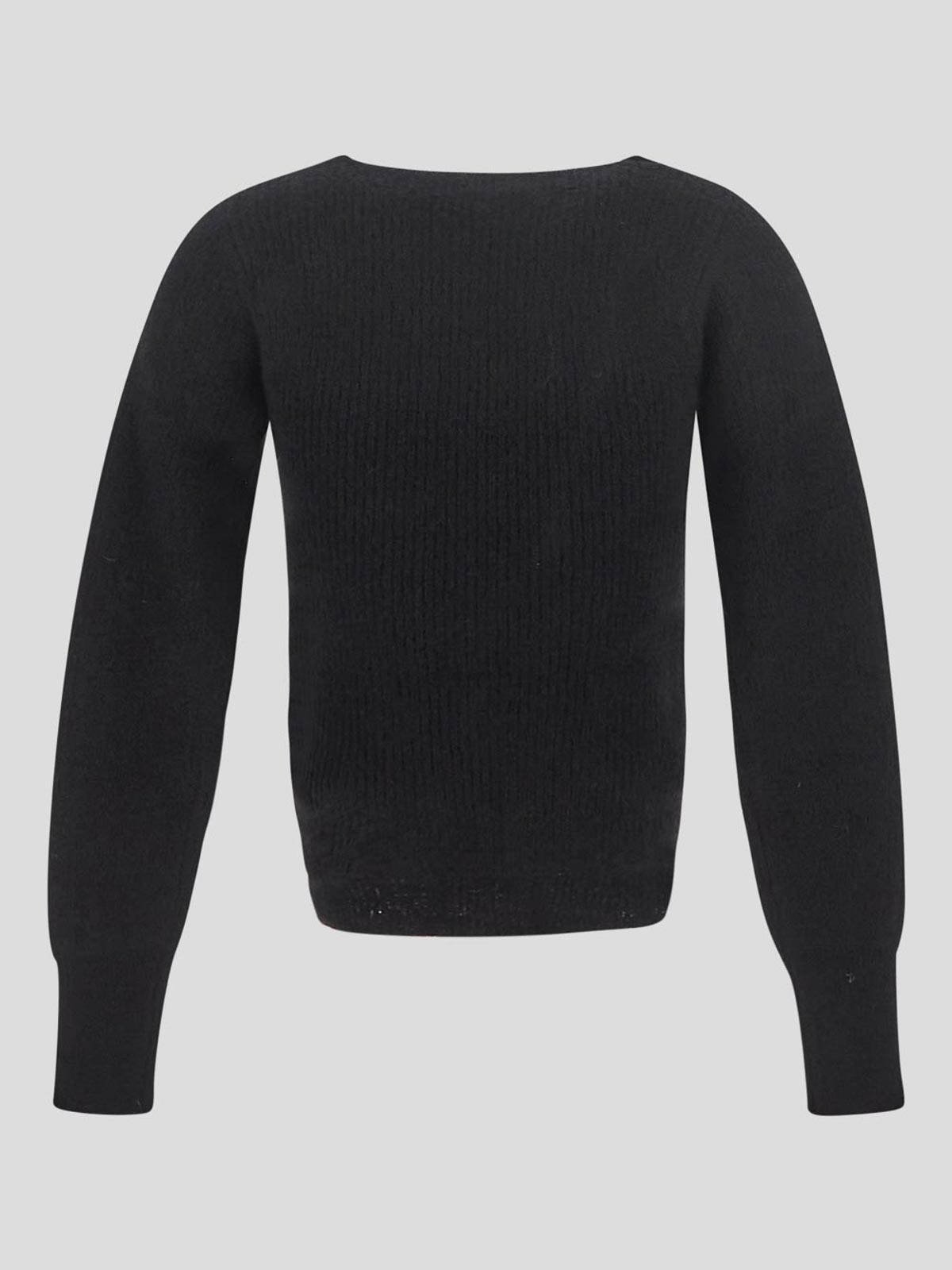 Shop Jacquemus Knit Cardigan In Black