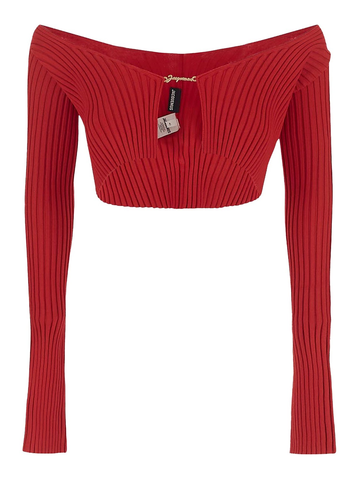 Jacquemus Knit Cardigan In Red