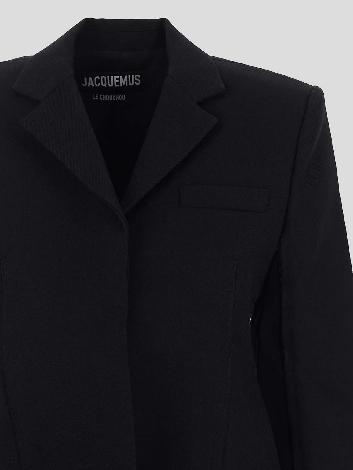 Shop Jacquemus Wool Blazer In Negro
