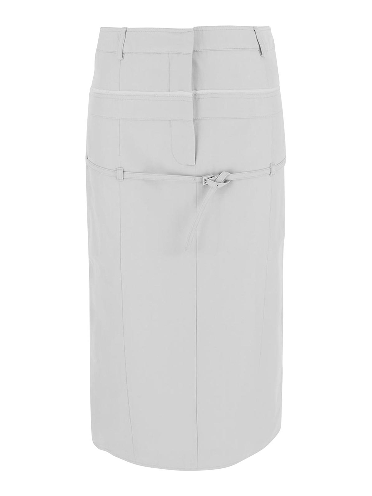 Shop Jacquemus Skirt White In Blanco