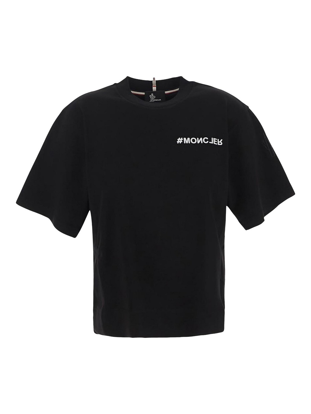 Shop Moncler Camiseta - Negro In Black