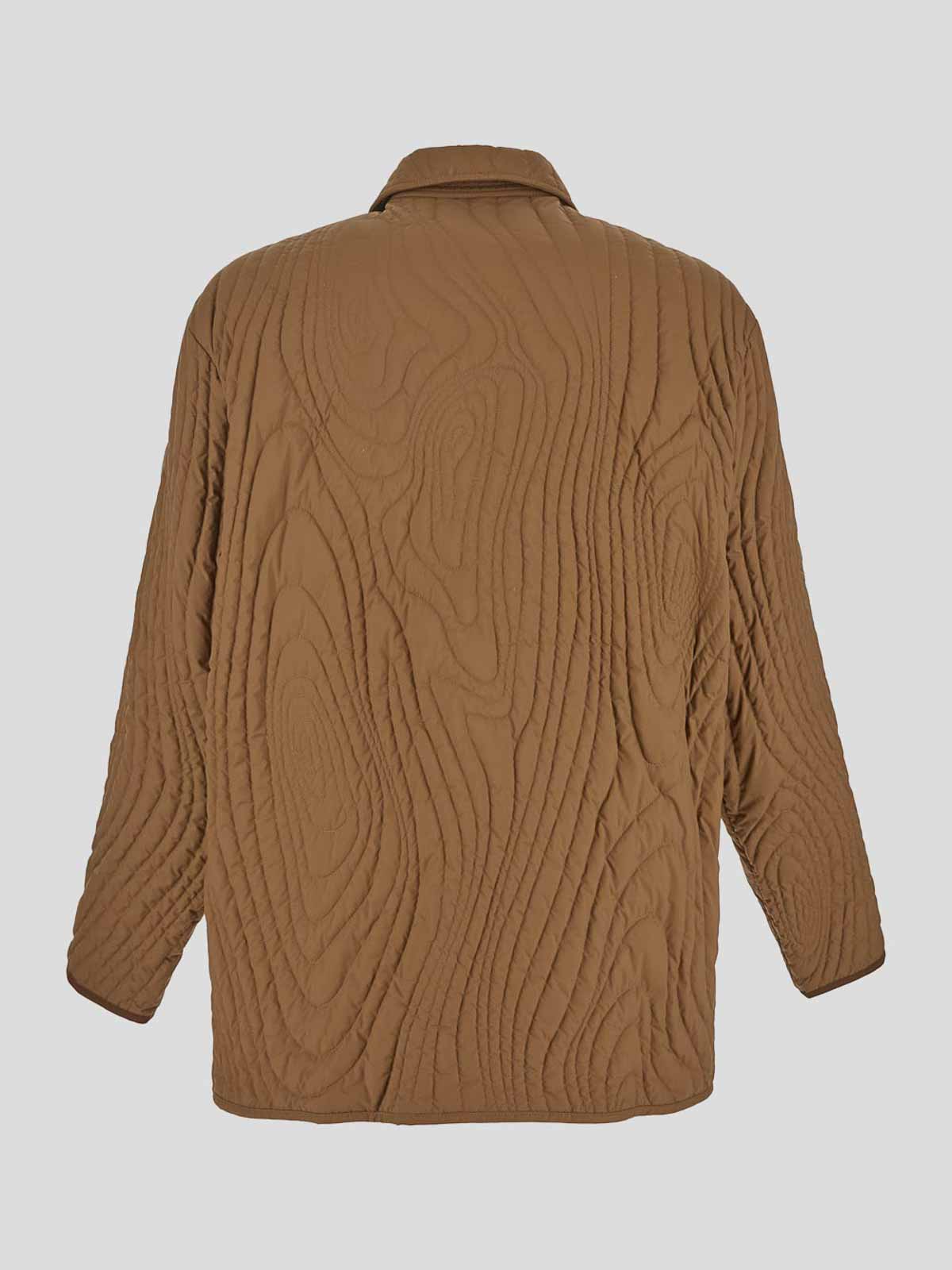 Shop Moncler X Salehe Bembury Coat In Camel