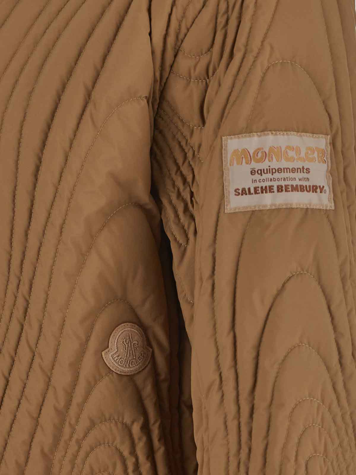 Shop Moncler Abrigo Corto - Camel