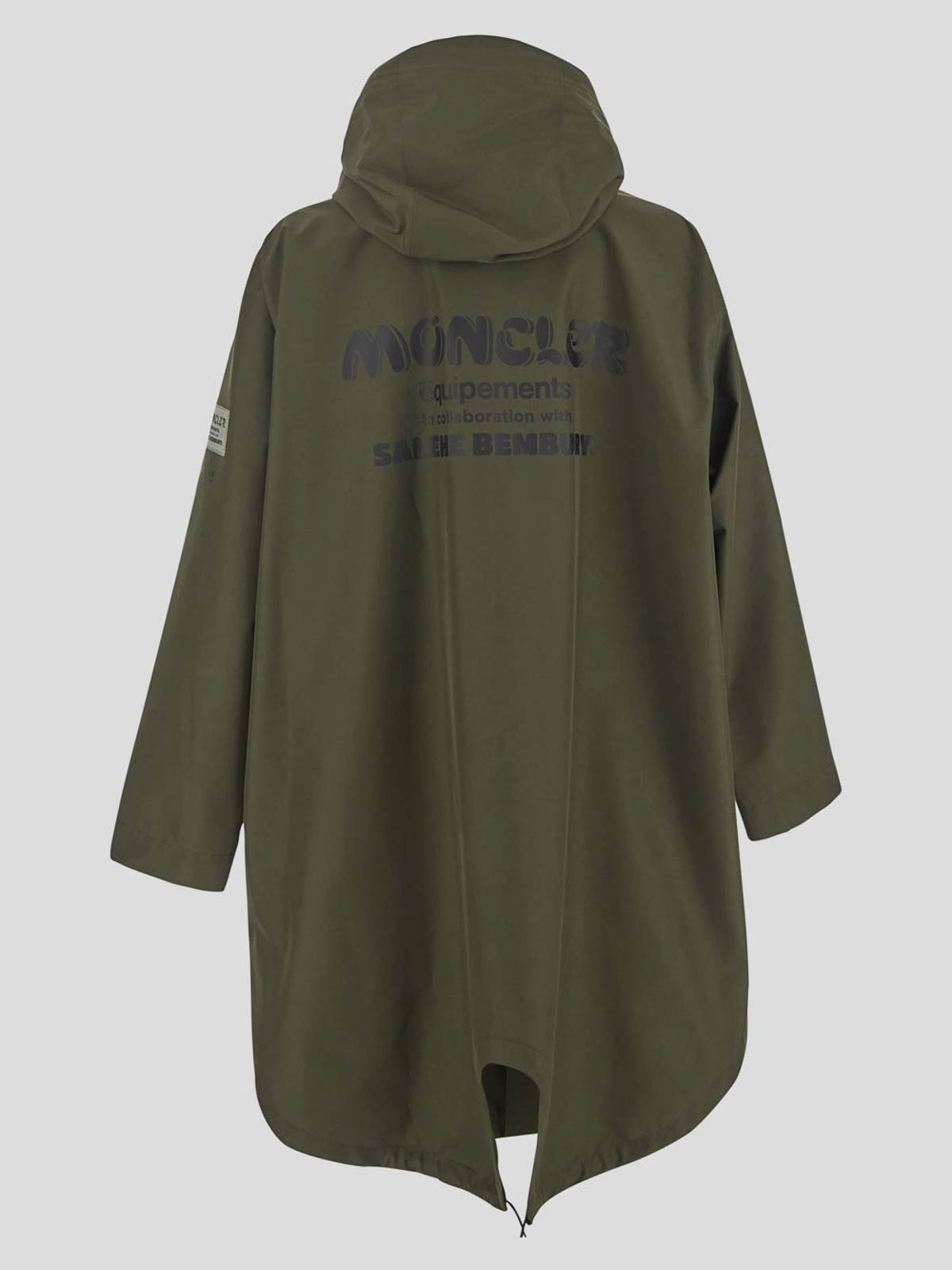 Shop Moncler X Salehe Bembury Coat In Dark Green