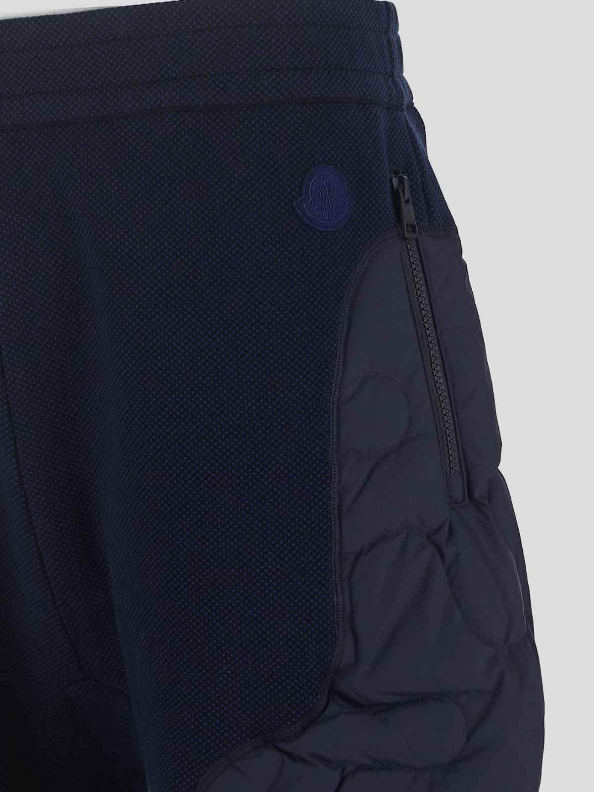 Shop Moncler X Salehe Bembury Trousers In Dark Blue