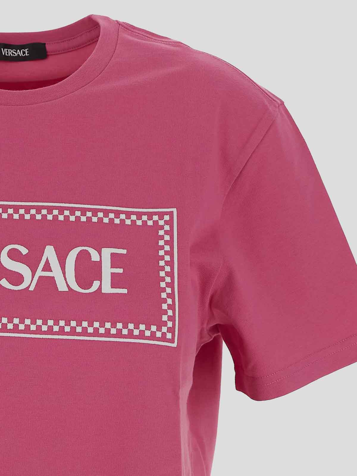 Shop Versace T-shirt S In Multicolour
