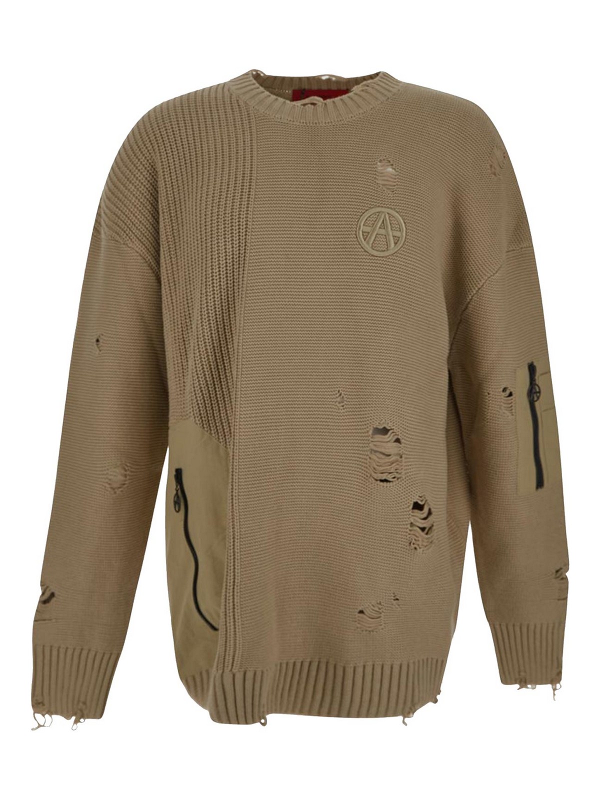 Acupuncture Felpa Beige Uomo 113M43900122