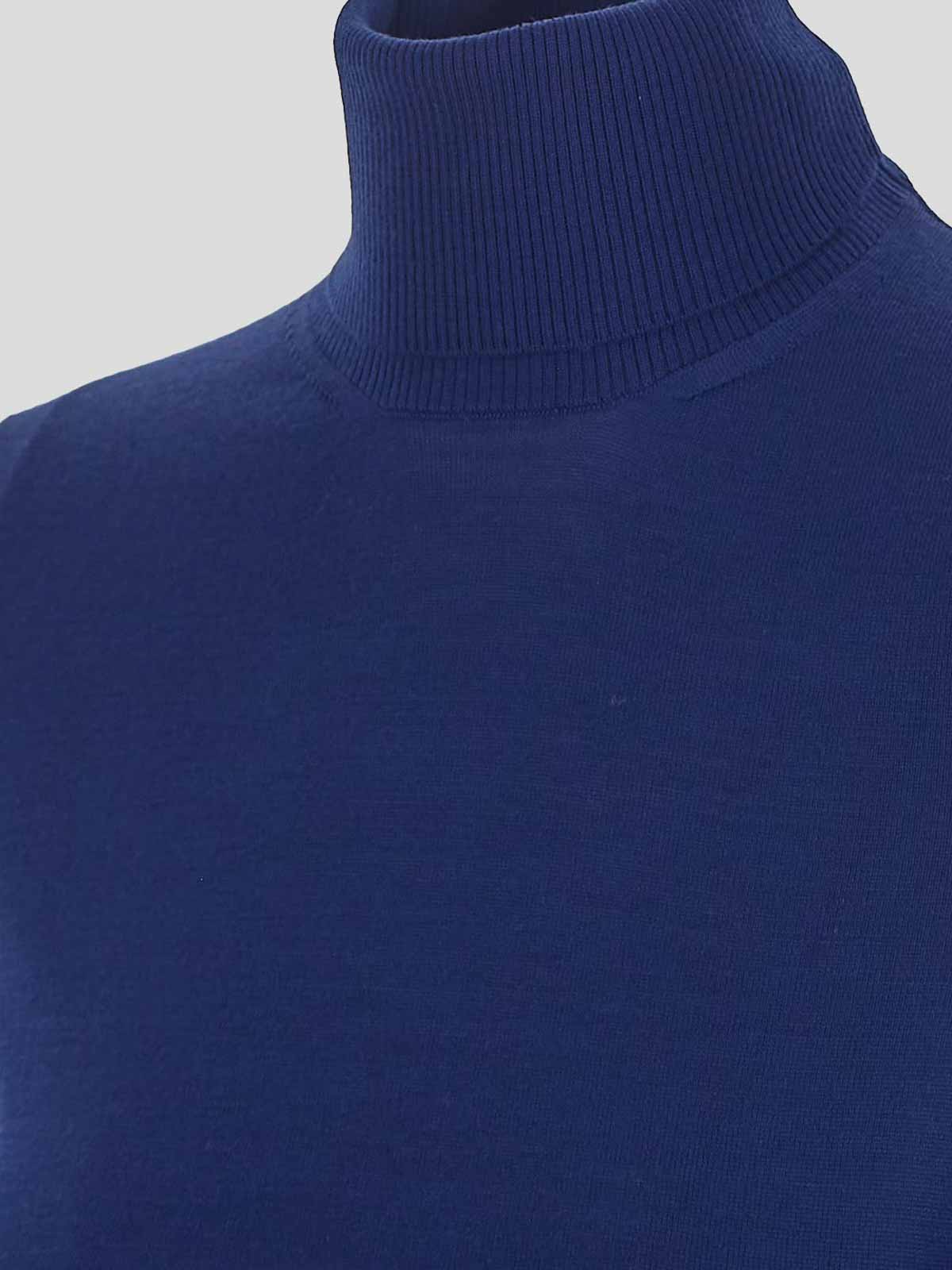 Shop Goes Botanical Wool Pullover In Blue