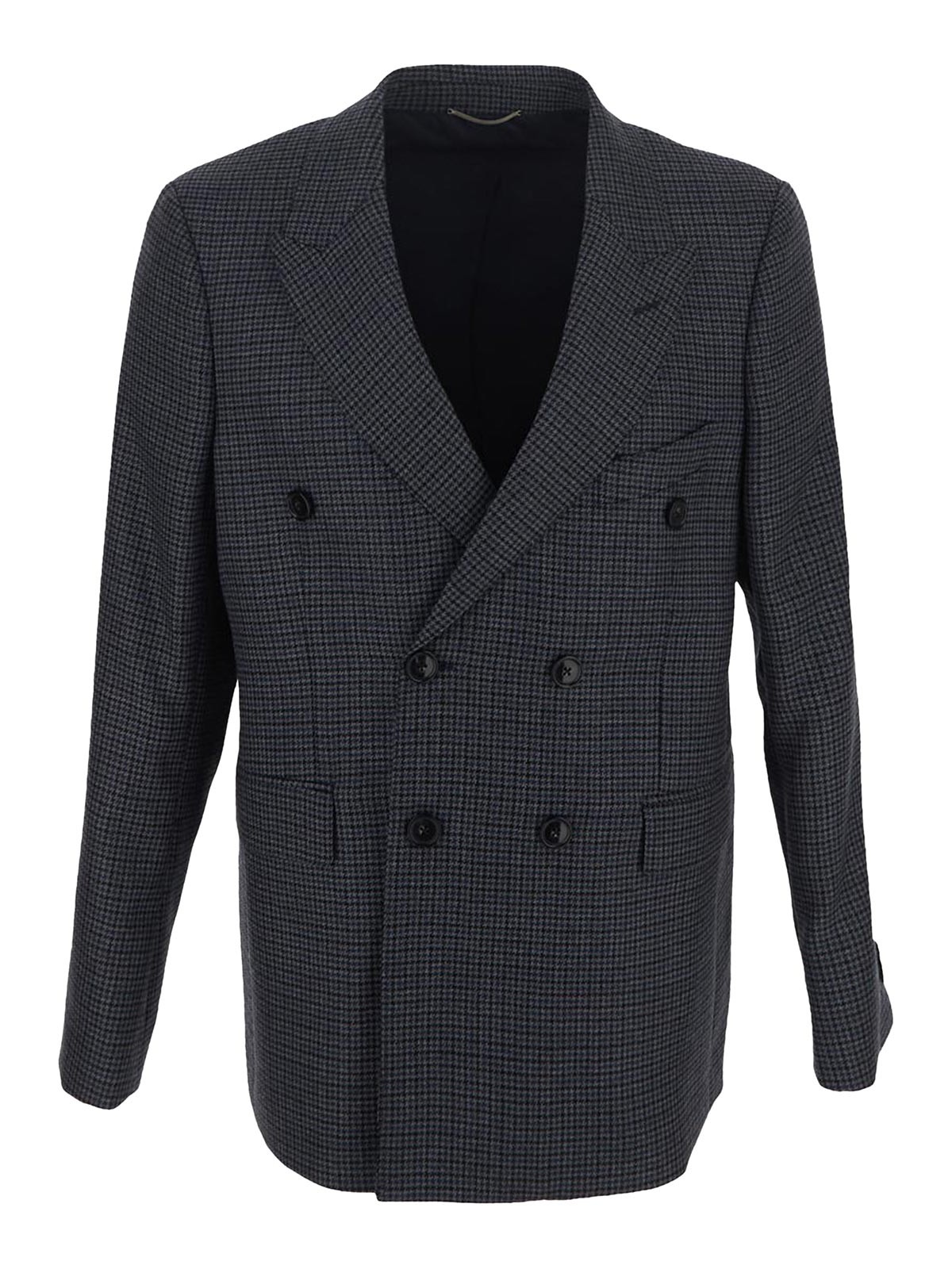 Pt Torino Double-breasted Coat In Azul