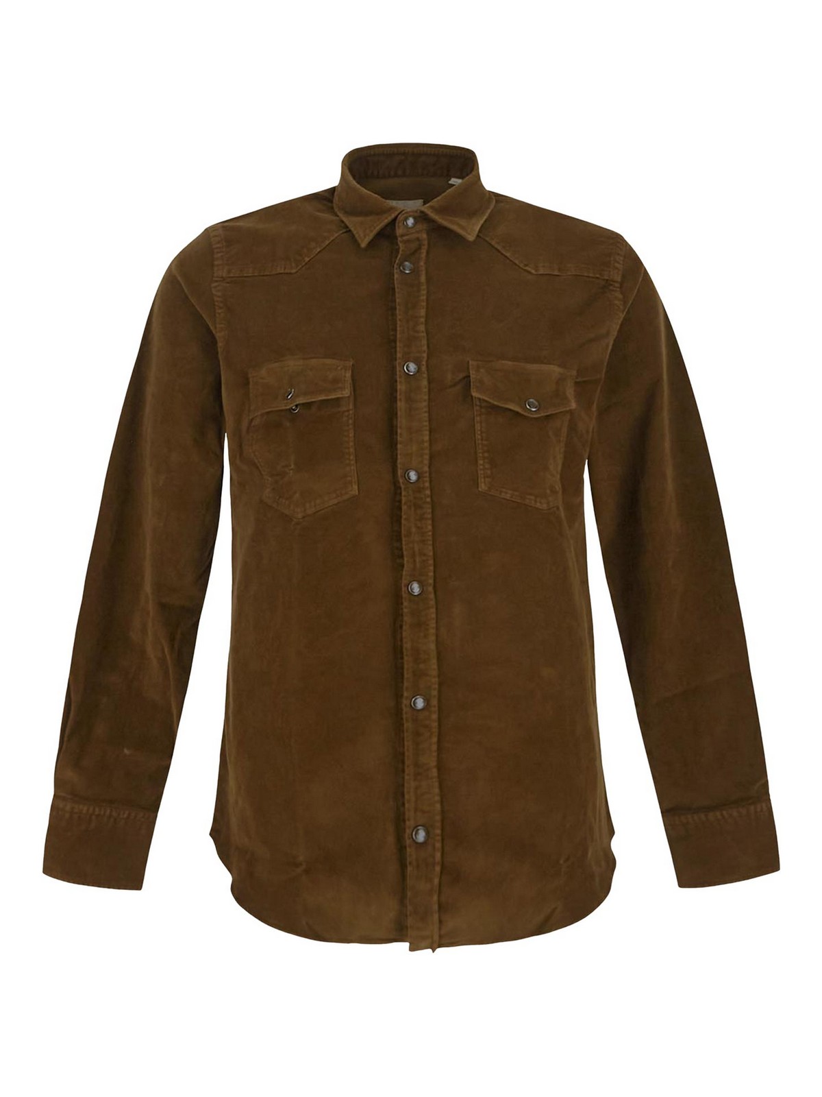 Shop Pt Torino Shirt In Brown