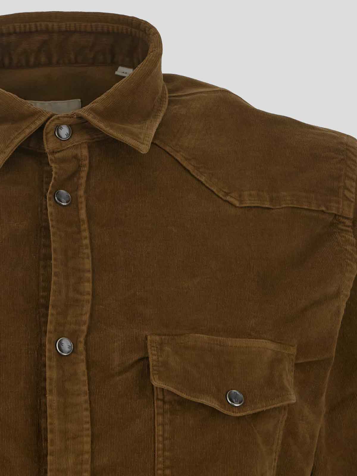 Shop Pt Torino Camisa - Marrón In Brown