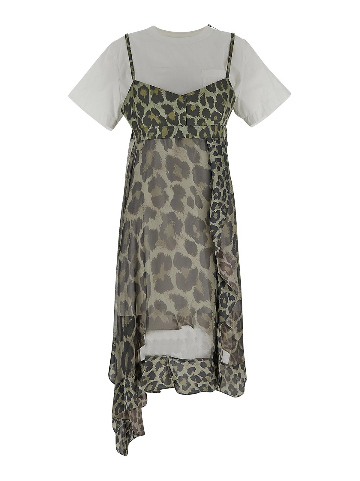 Sacai Sacai Dress - Light Brown - Women|6433501 | thebs.com