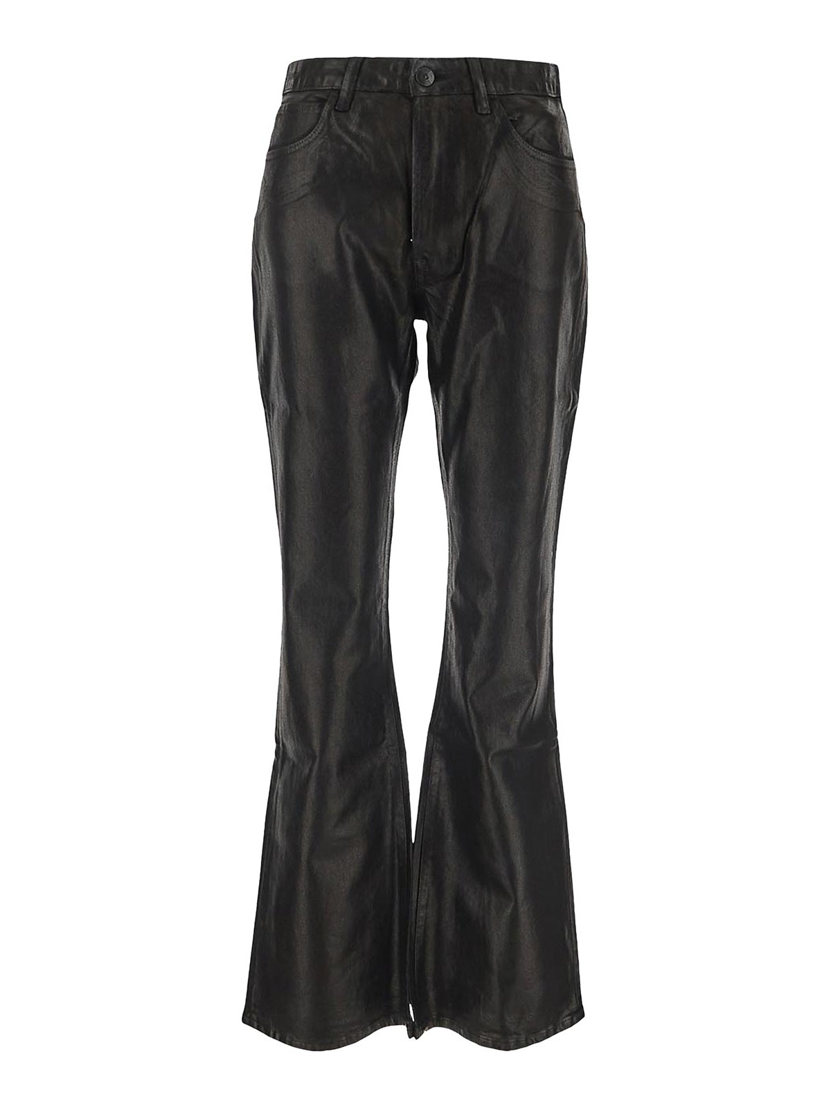 Shop 3x1 Boootcut Jeans In Black