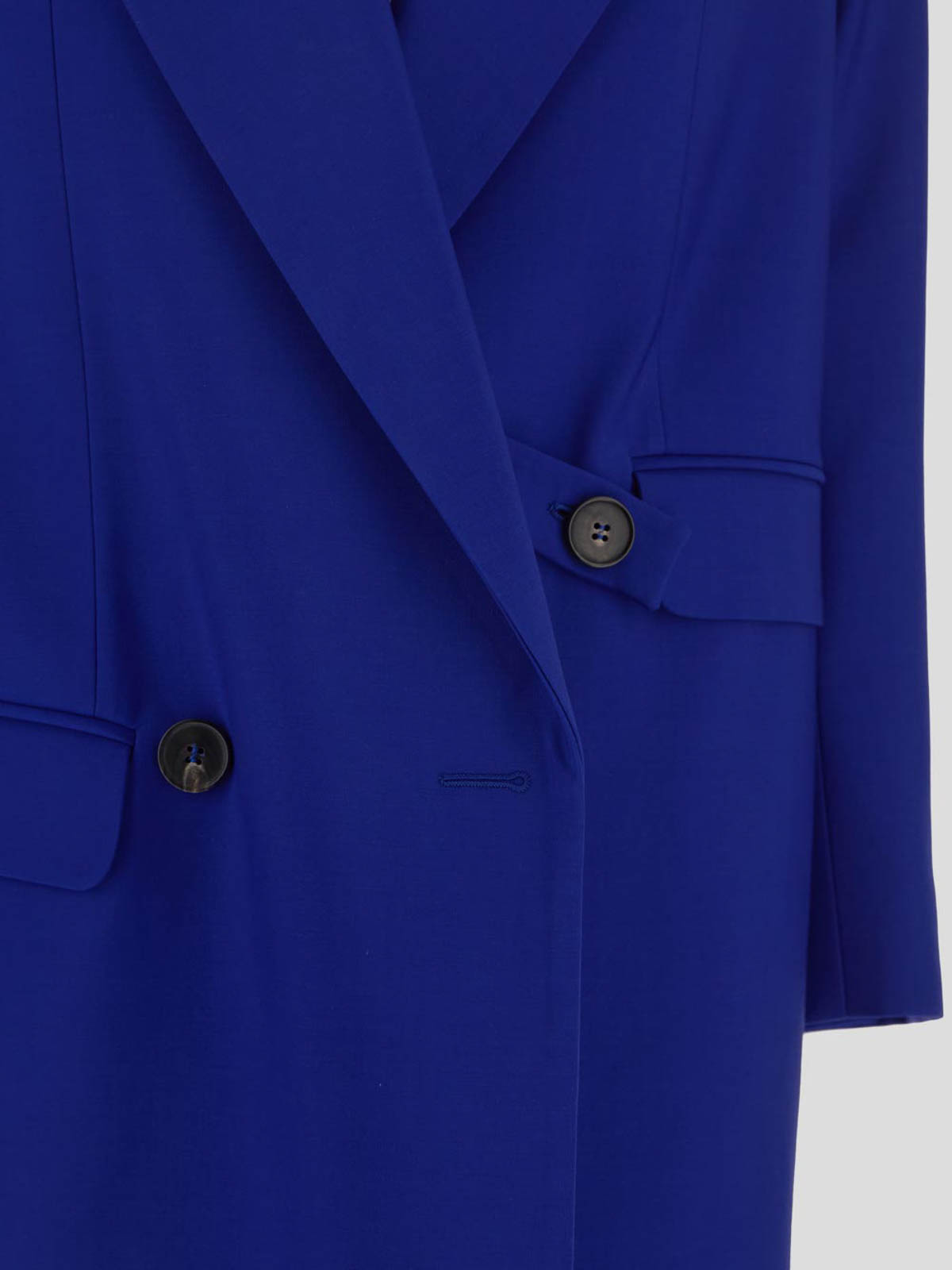 Shop Alexander Mcqueen Coat In Blue