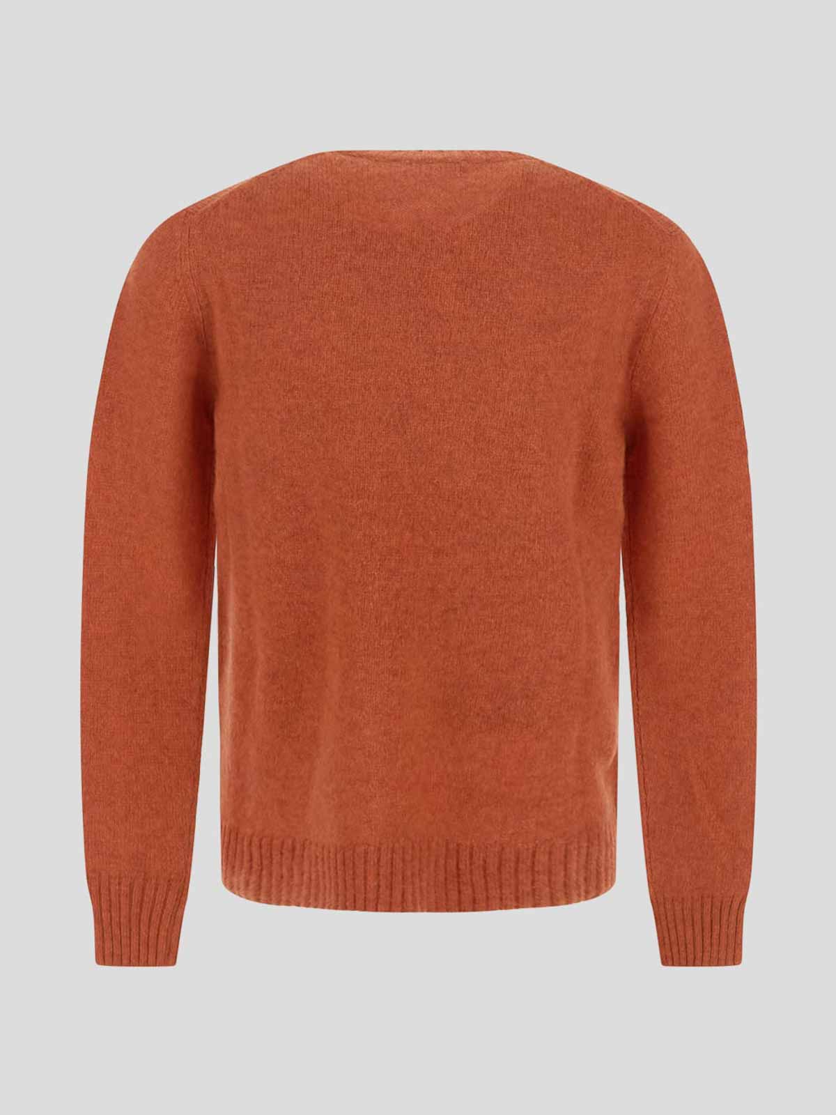 Shop Ballantyne Wool Pullover In Orange