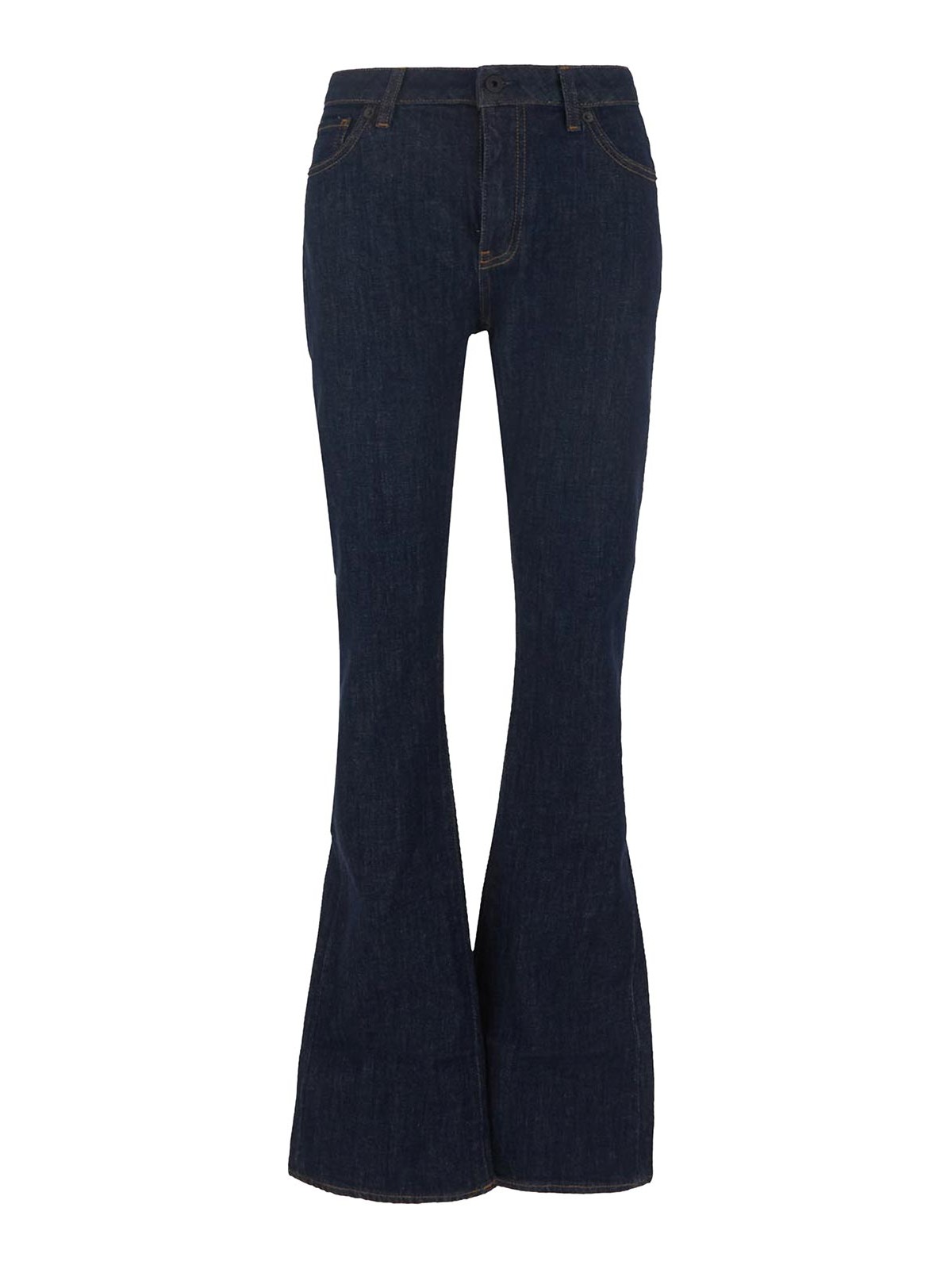 Jean Bootcut 7 For All Mankind Pour Femme - Taille 29, Bleu Délavé Avec Motifs Froncés - État Impeccable