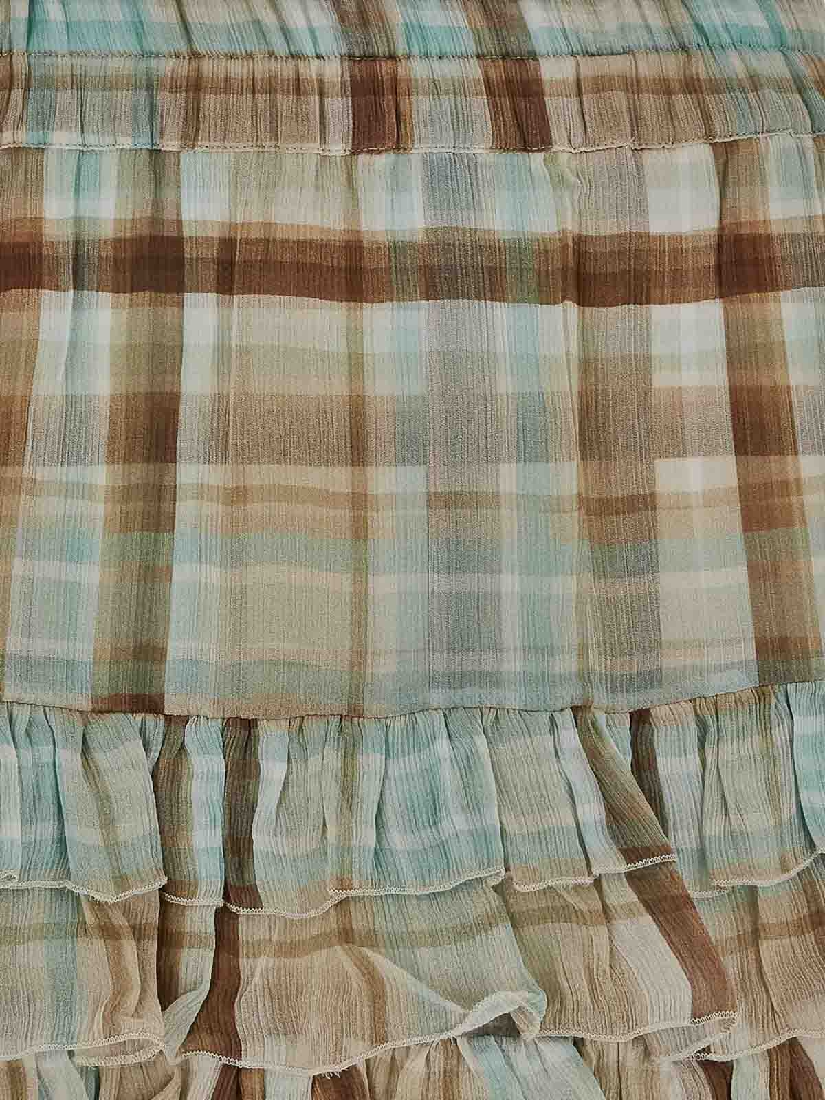 Shop Alessia Zamattio Skirt In Multicolor
