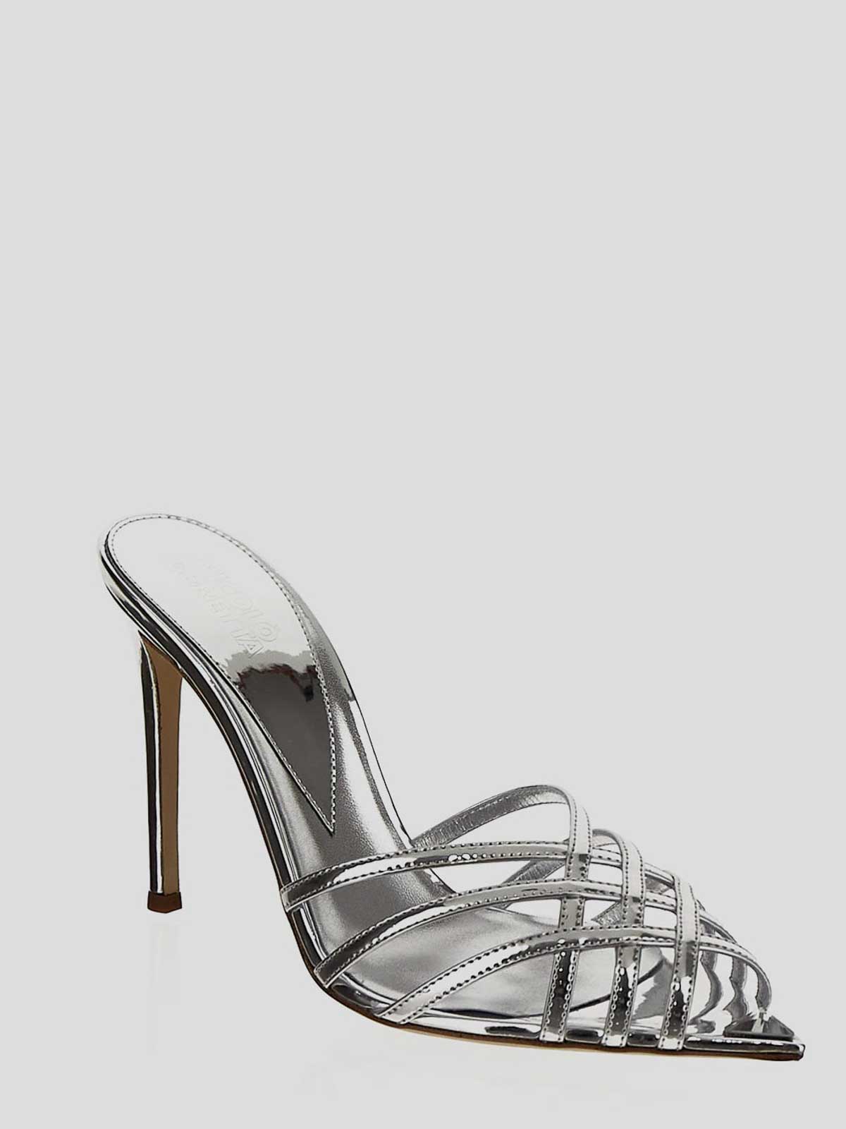 Shop Nicolo' Beretta Sandals In Plata
