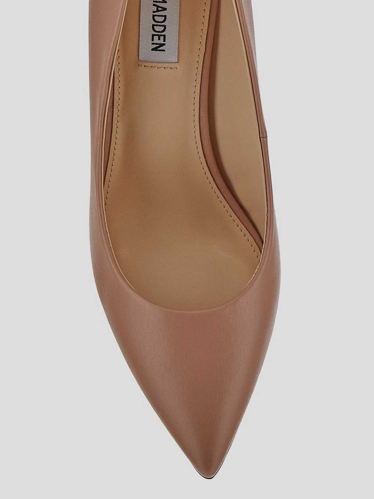 Shop Steve Madden Court Shoes In Nude & Neutrals