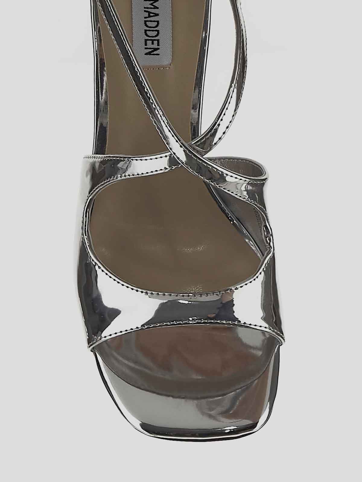 Shop Steve Madden Sandals In Silver