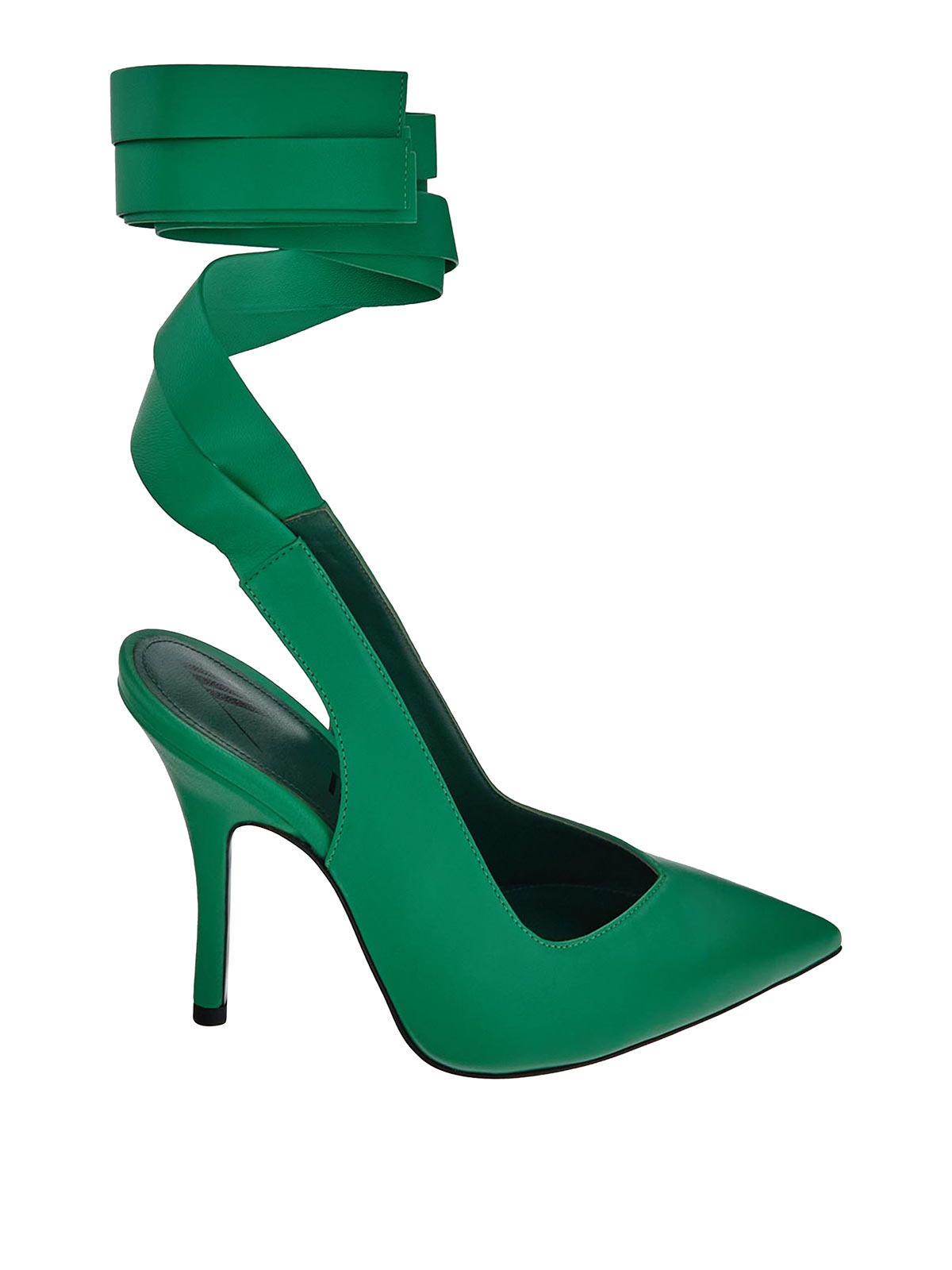 Attico Court Shoes In Green