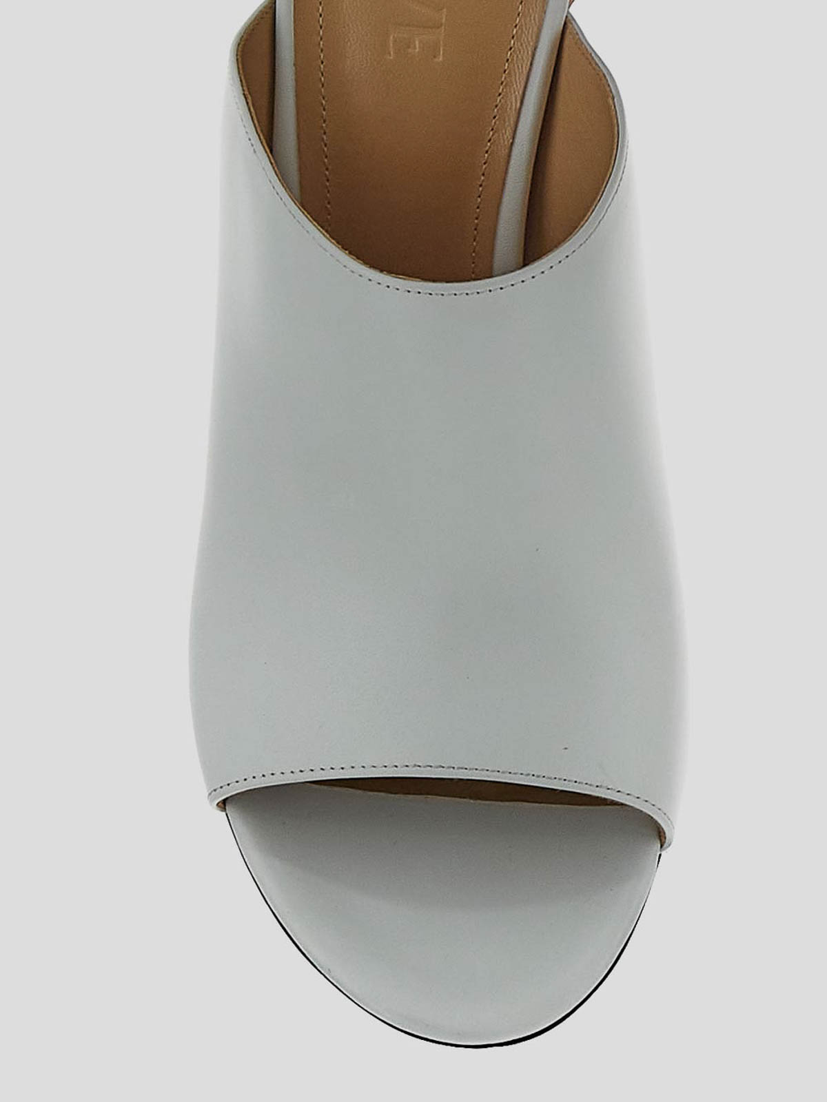 Shop Loewe Sandals In Blanco
