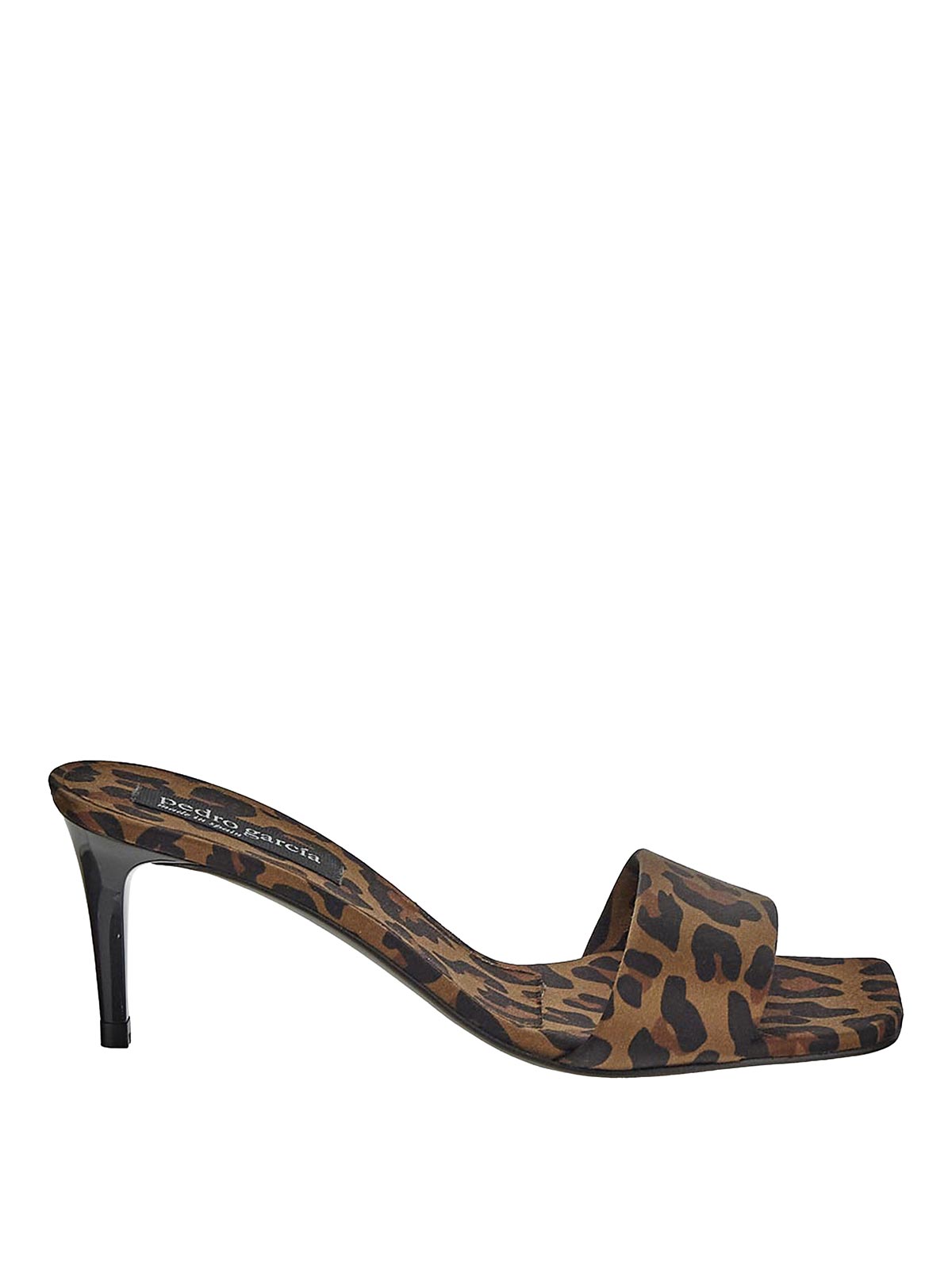 Pedro Garcia Ilora Leopard-print Sandals In Brown