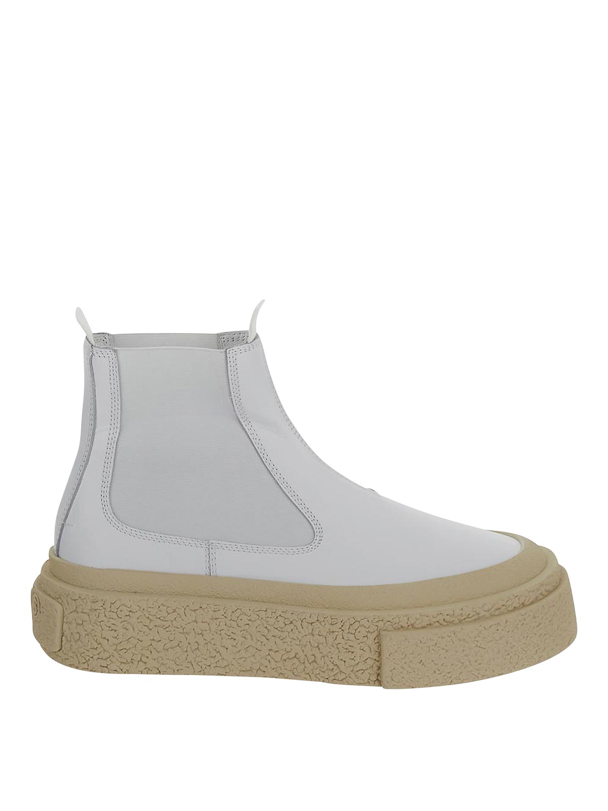 Shop Mm6 Maison Margiela Ankle Boots In Blanco