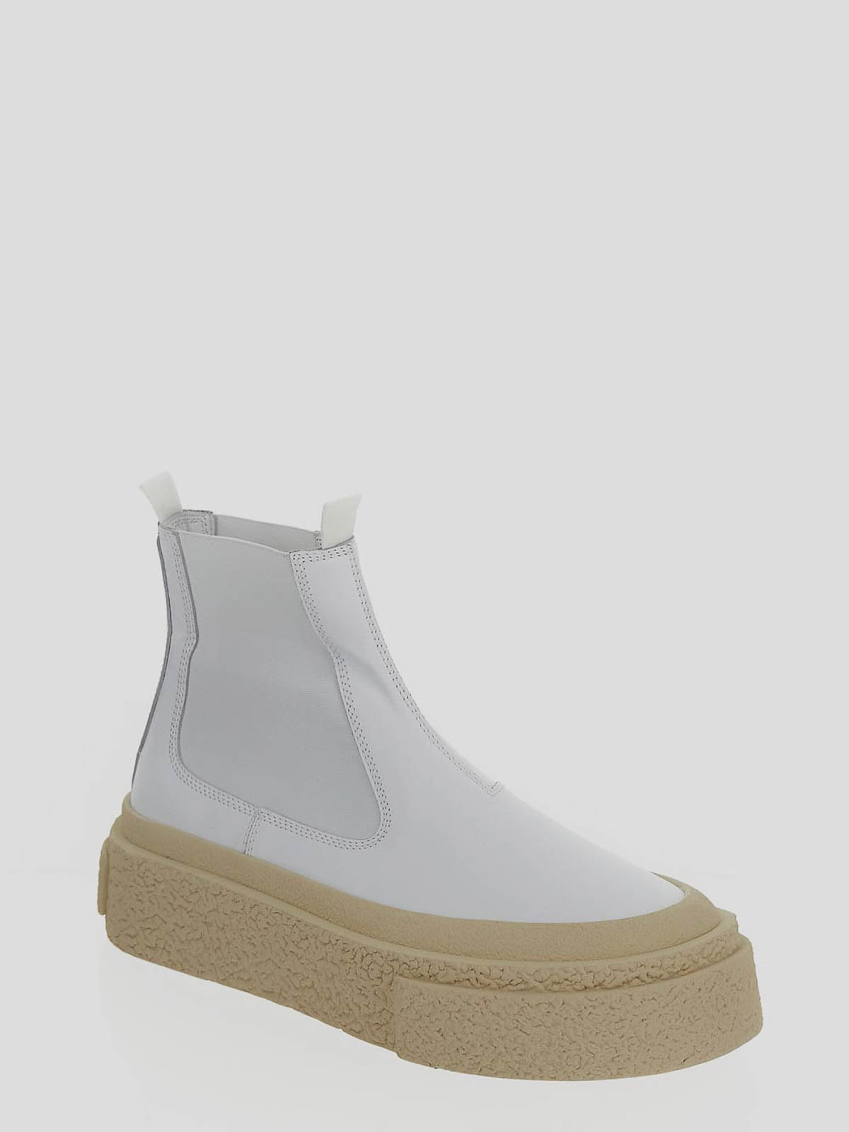 Shop Mm6 Maison Margiela Ankle Boots In Blanco
