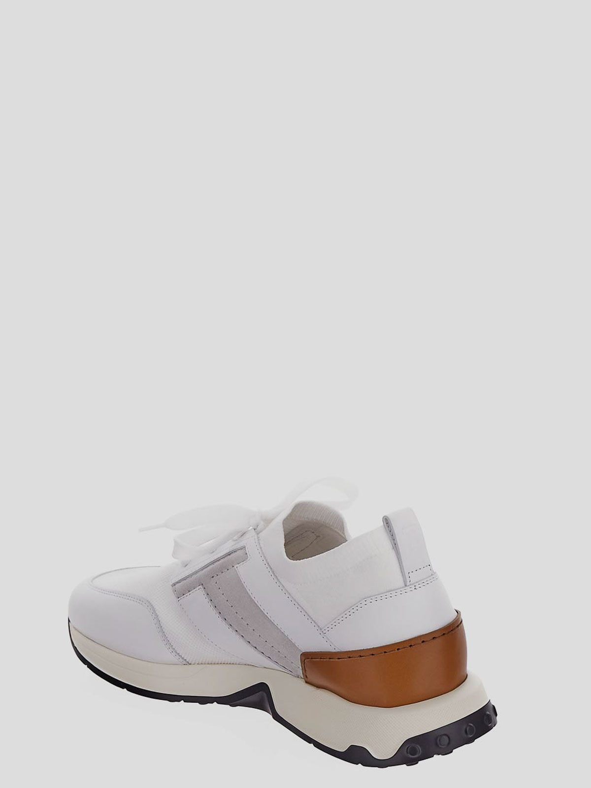 Shop Tod's Sneakers In Blanco