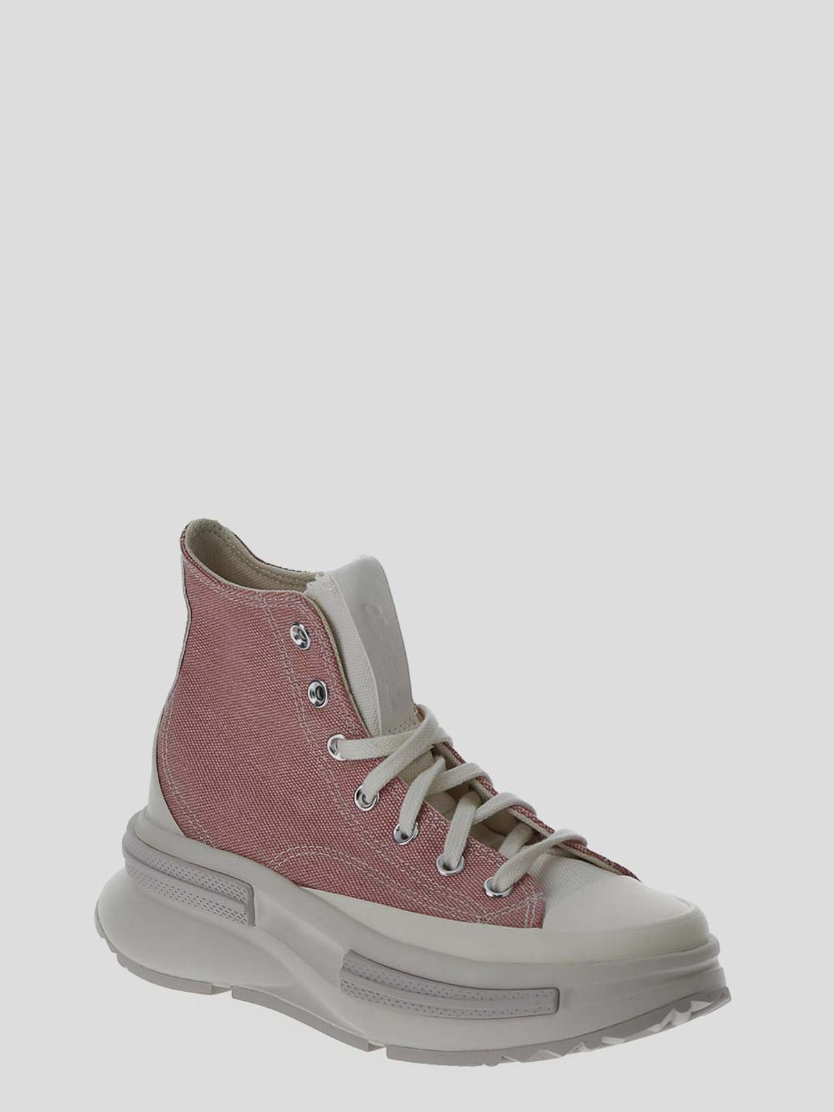 CC Sneaker In Nude Mesh Fabric Print Logo 149847