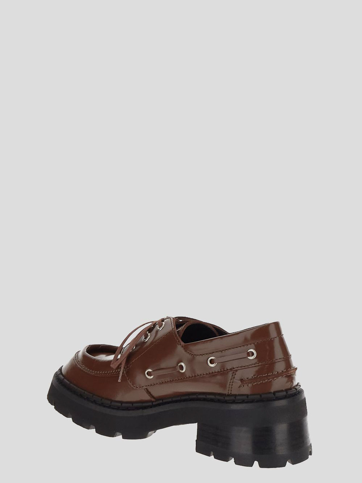 Shop By Far Loafers In Brown