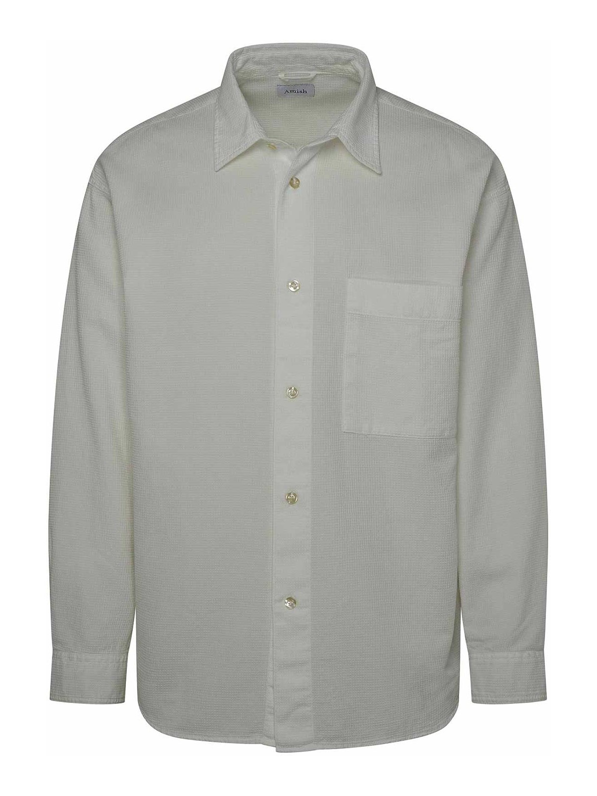 Amish Cotton Shirt In White