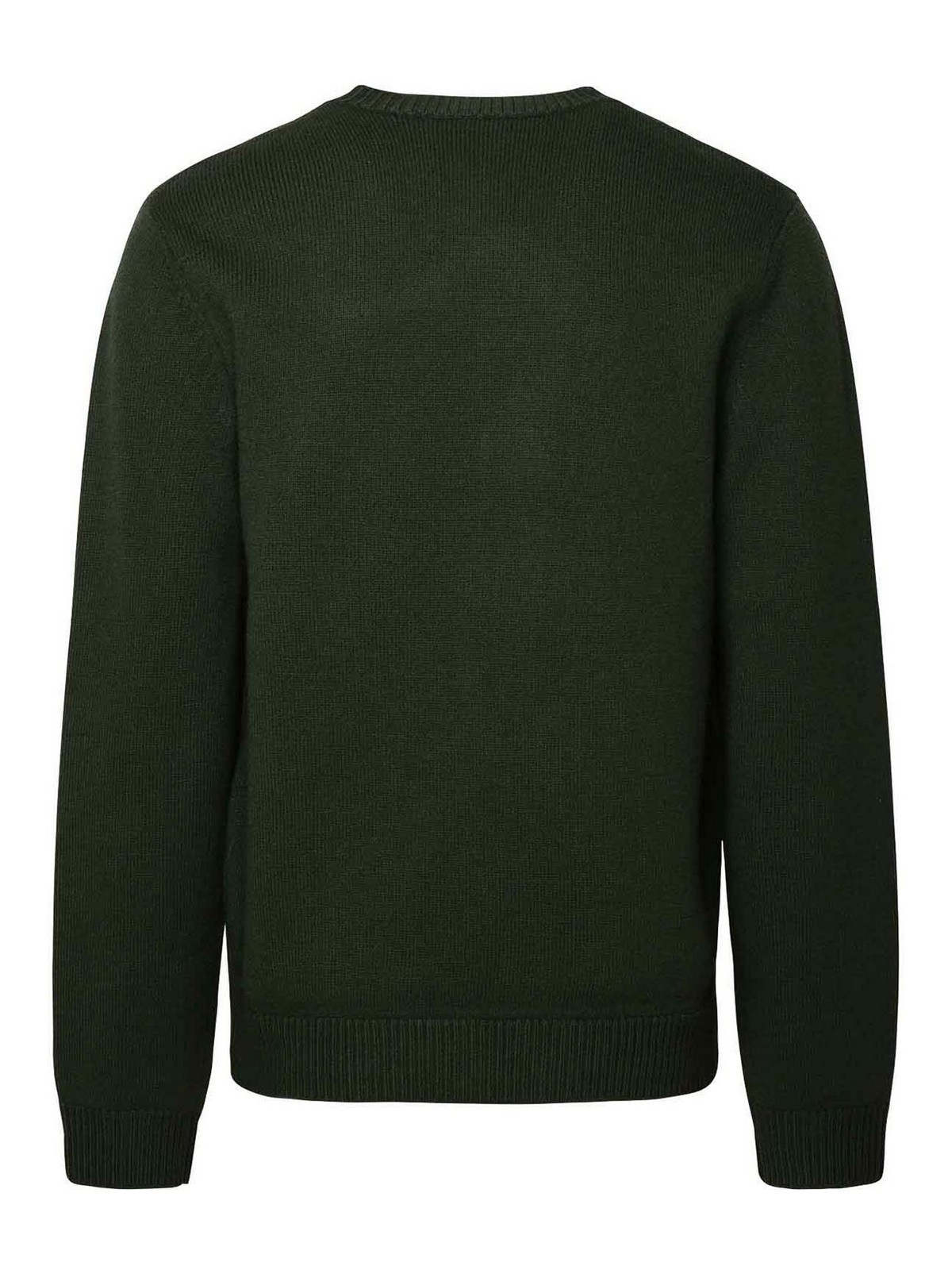 Shop Apc Wool Pullover In Green