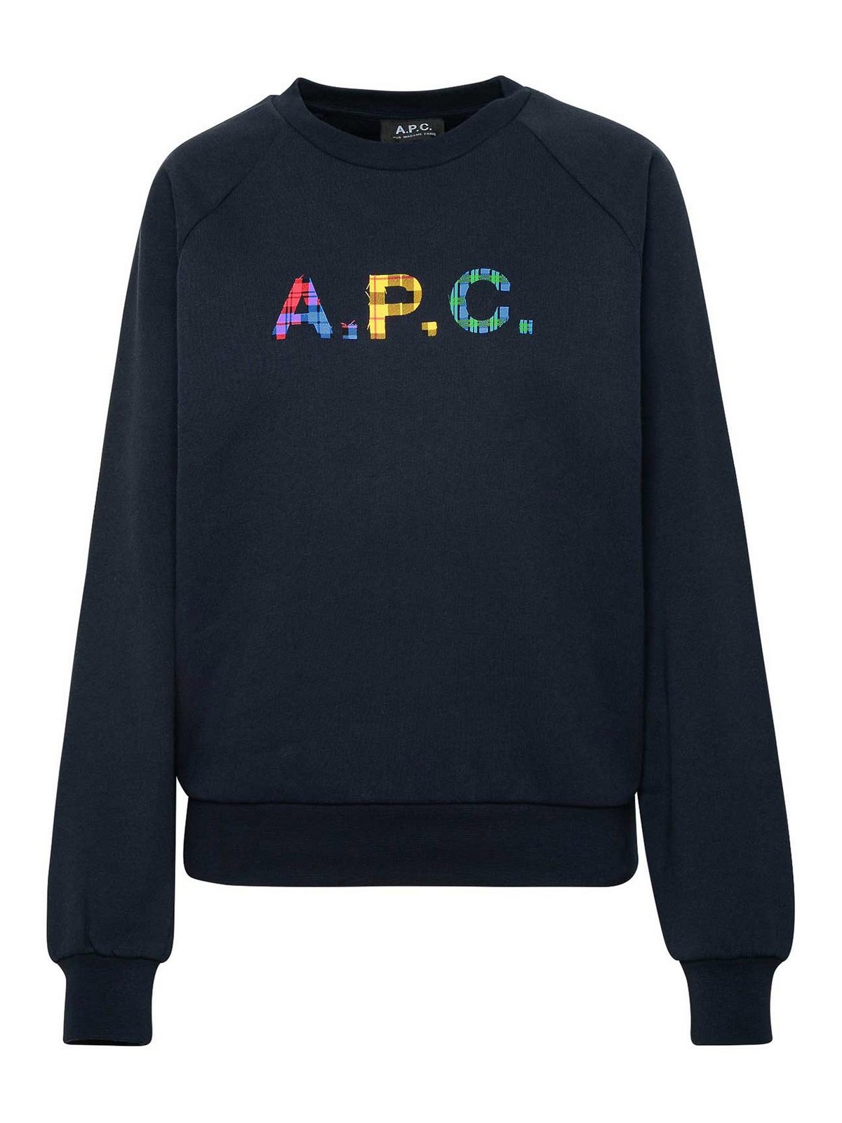Shop Apc Sweatshirt Vicky In Dark Blue