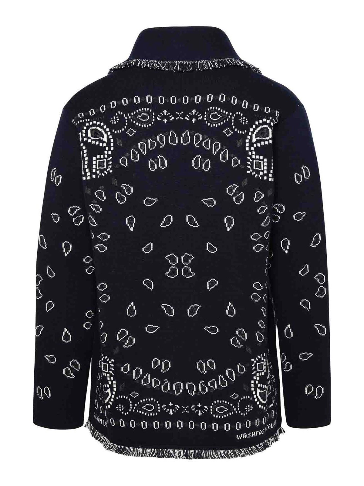Alanui Cardigan bandana - Blue - Men|LMHB030F23KNI0024684
