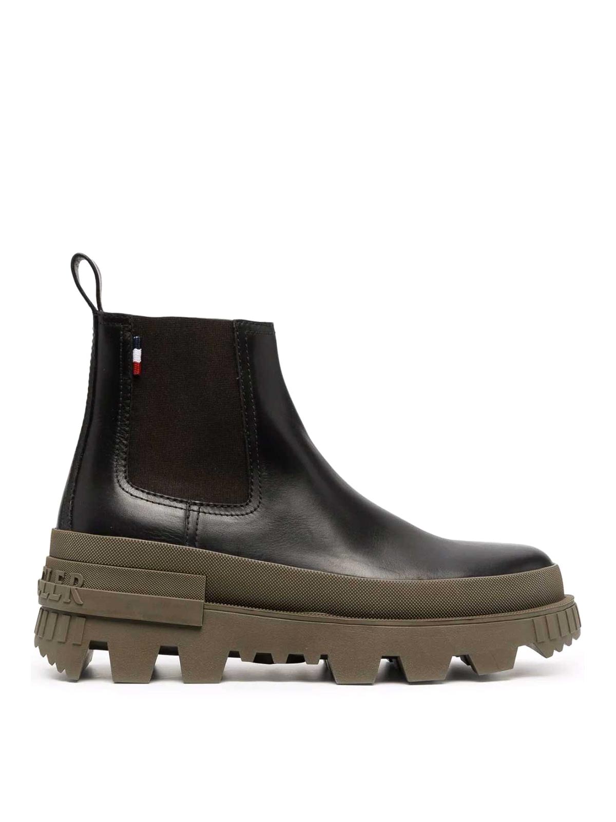 MONCLER LIR BOOTS モンクレール サイドゴア ブーツ Moncler Moncler lir leather ankle boots. - Men|LIR4F7080002SWL999