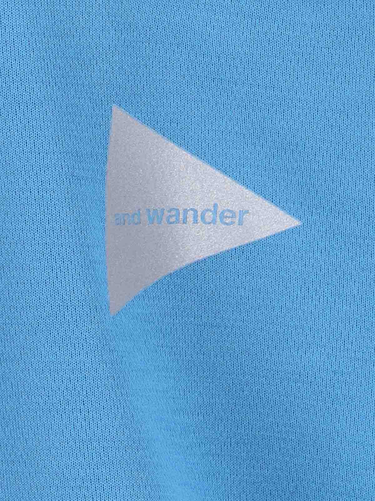 Shop And Wander Pocket Detail T-shirt In Blue